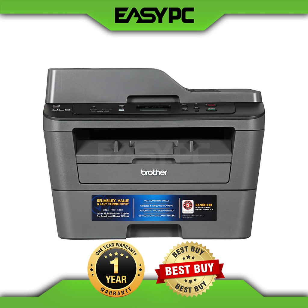 Brother Dcp L2540dw Mono Laser Multi Function Wireless Printer Monochrome Laser Multi Function 