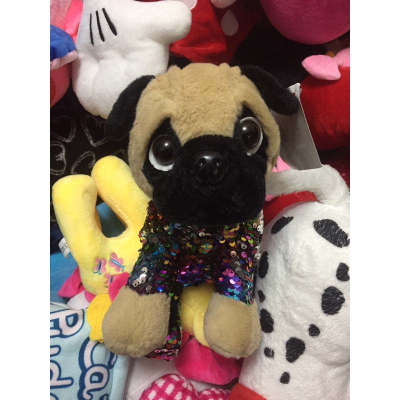 Sequin pug best sale teddy