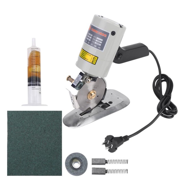 220V 90mm Blade Electric Cloth Cutter Fabric Cutting Machine Shopee
