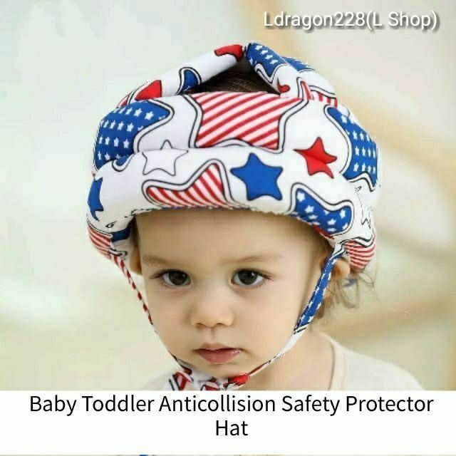 Cute Baby Toddler Infants No Bumps Head Safety Protect Hat Baby Helmet
