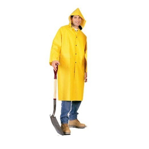 Yellow PVC Long Knee Length Rainwear Rain Jacket Raincoat Rain Jacket Rain Wear Shopee Philippines