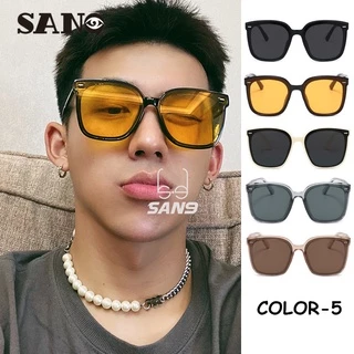 Korean Sunglasses Yellow Glass  Sunglasses Men Women Yellow