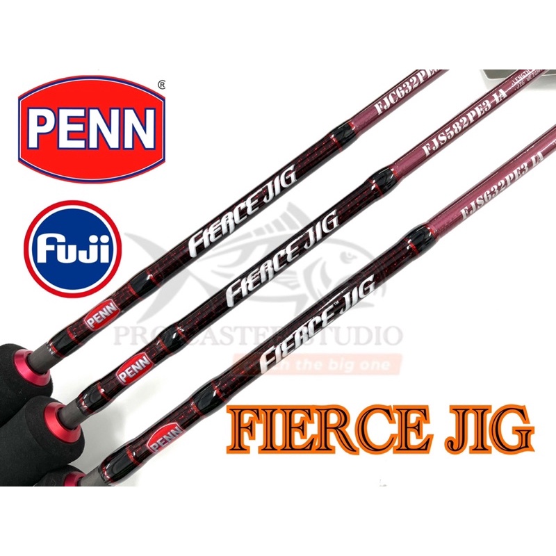 PENN FIERCE JIG JIGGING ROD BUTT JOIN SPINING TYPE BC TYPE FISHING ROD ...