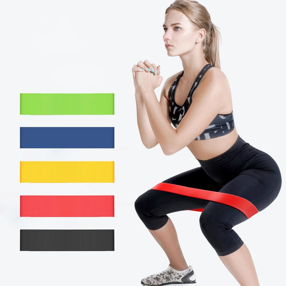 5 Colors Yoga Resistance Rubber Bands