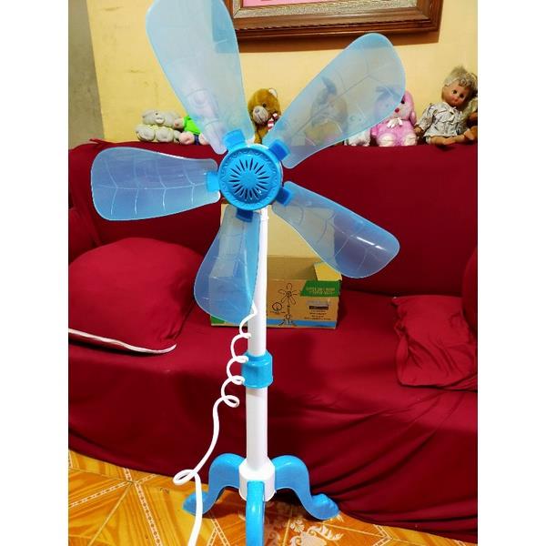 Five Blades Stand Fan Small Electric assorted color Shopee Philippines