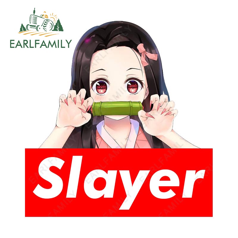 EARLFAMILY 13cm x 12cm for Demon Slayer Car Stickers Nezuko Decal ...