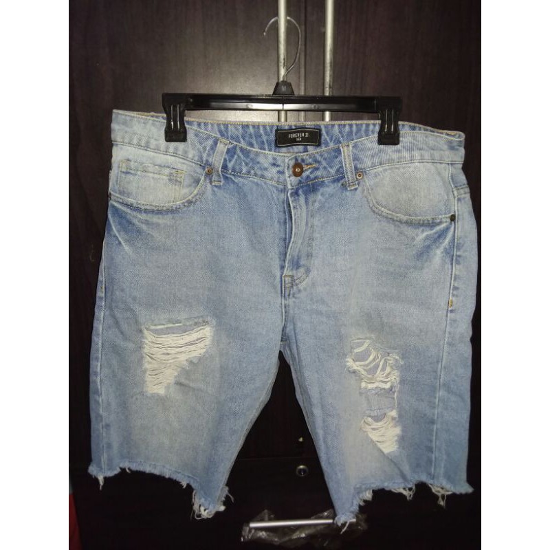 forever 21 mens jean shorts