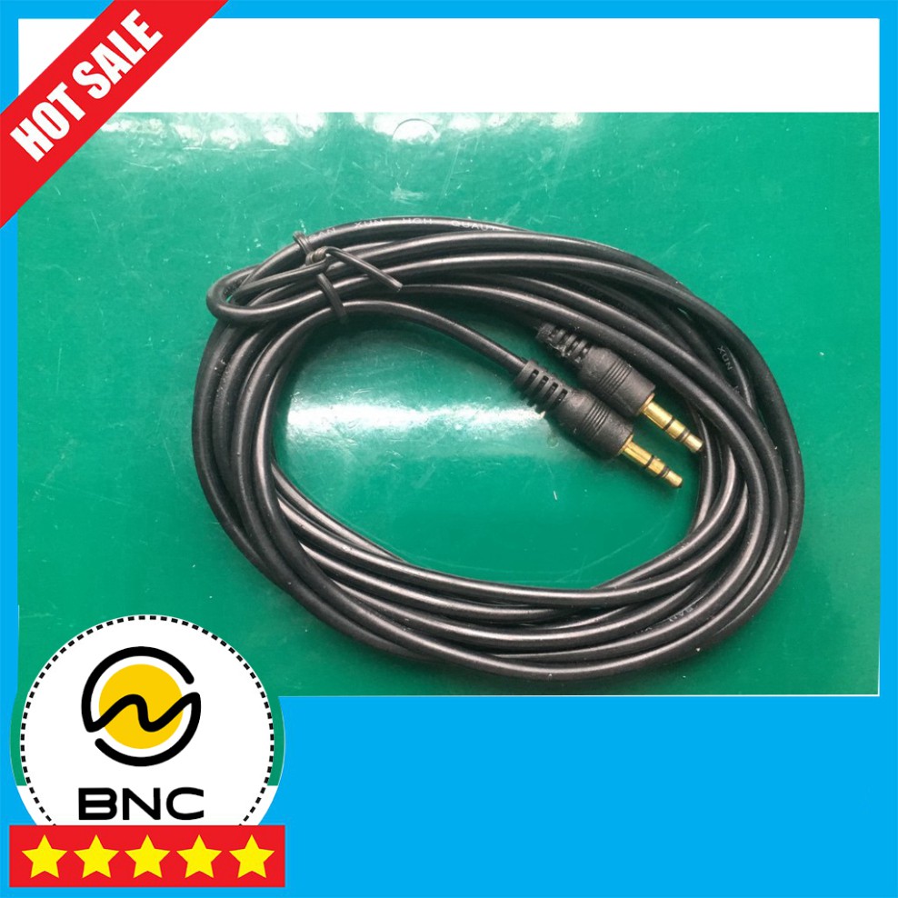 [ZIN] Audio Wire Two Ends Jack 3.5 AntiInterference Wire 1.5m 3m 5m