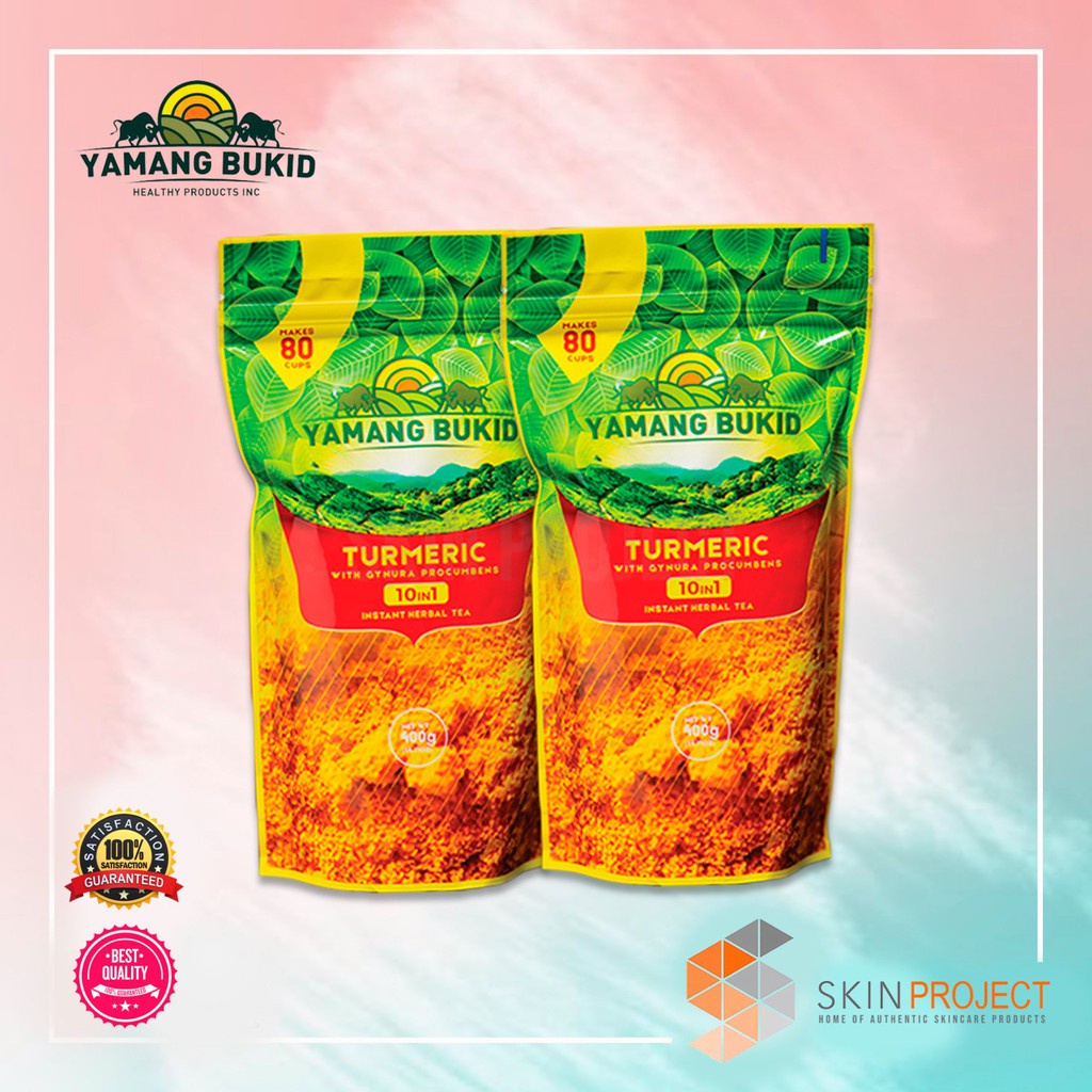 ☽Yamang Bukid Turmeric 400G 10in1 Instant Herbal Tea (SET 2) Shopee