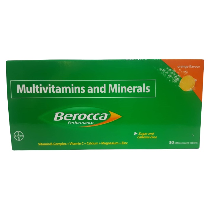 Berocca Performance Multivitamins and Minerals Effervescent Tablets