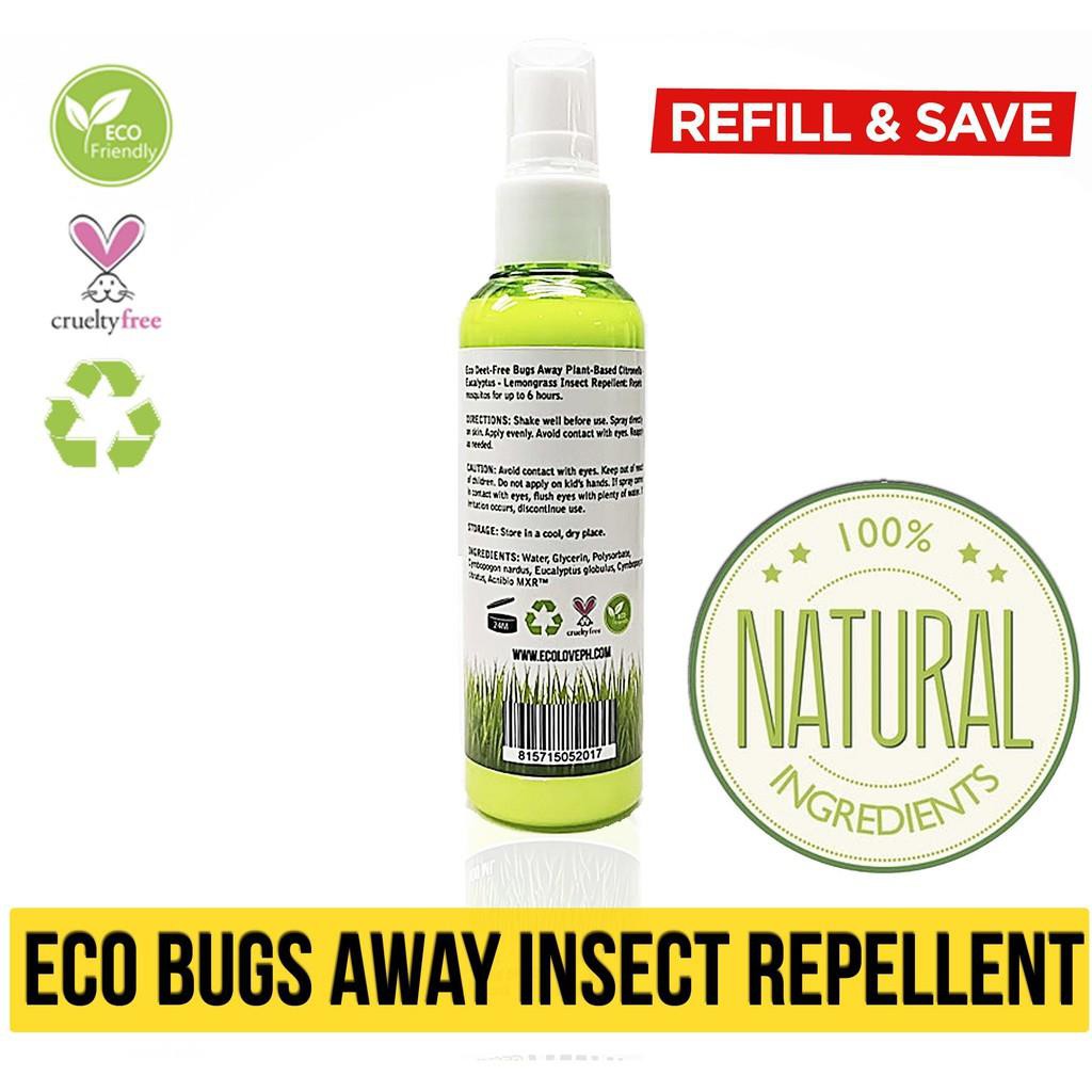 home care supplies Eco Bugs Away Citronella Spray Mosquito Insect