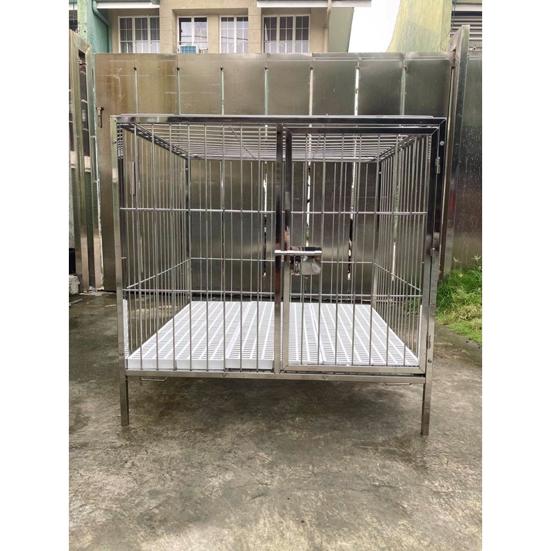 Stainless dog cage sale