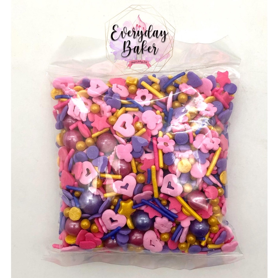 EVERYDAY BAKER Confetti Sprinkles 50 grams Edible Cake Decoration