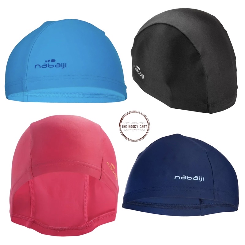 Nabaiji Swimming Cap Head Swim Caps Mesh for Adult and Kids Decathlon