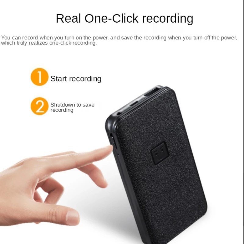 Digital Voice Recorder Voice Activated Long-distance Record Dictaphone ...