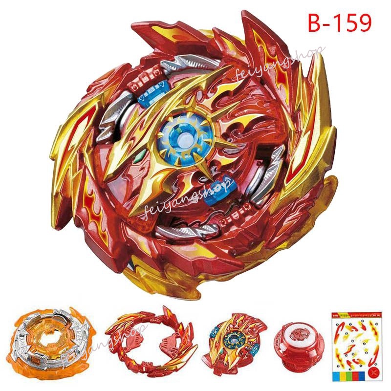 Beyblade Burst Valkyrie B-181 Cyclone Ragnaruk B-180 Dynamite Belial B ...
