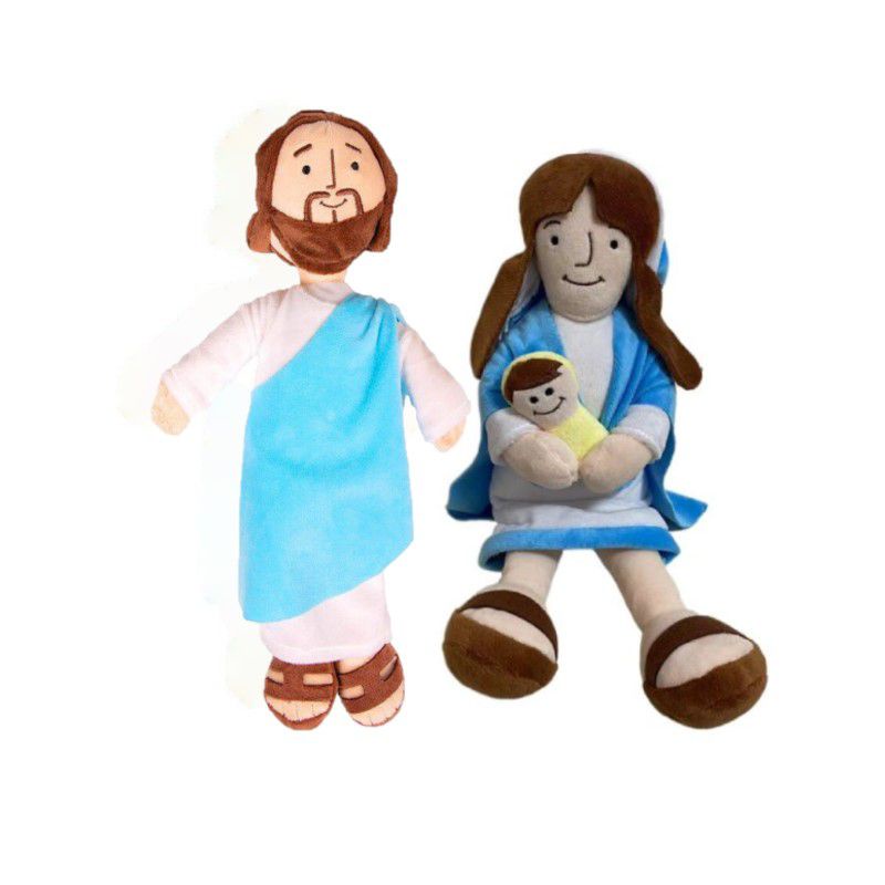Jesus Stuffed Toys Virgin Mary Plushie Jesus Christ Christian Toys Maria  Dolls Cute Religious Toys popular Kids Baby Gifts Home Decoration - Main Image