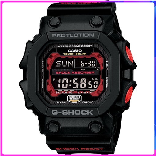 GShock Style King GX56 1A Solar Men s Watch Black Red