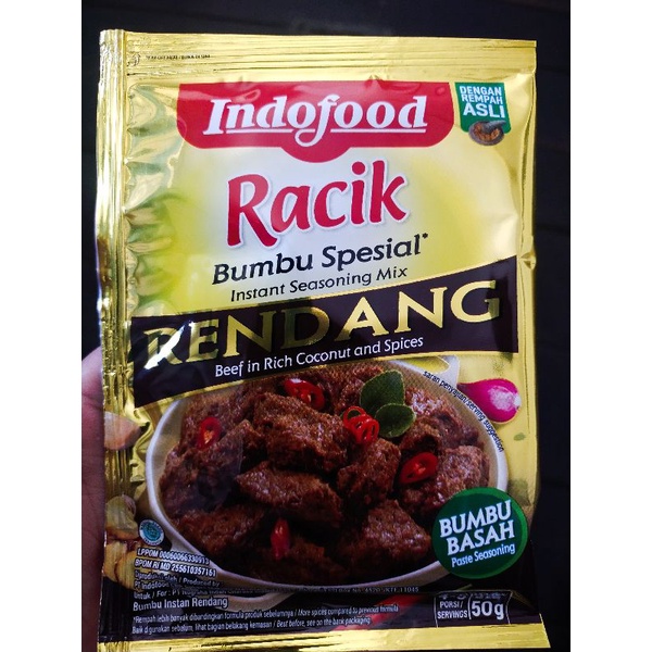INDOFOOD Rendang - Instant Rendang Seasoning 50g | Shopee Philippines