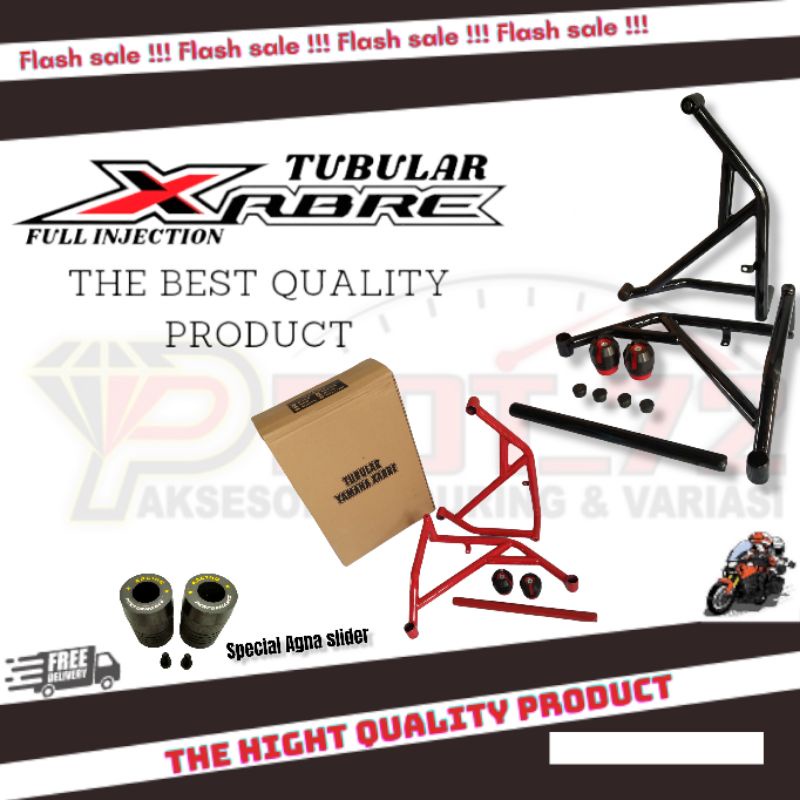 Tubular XABRE/CRASHBAR XABRE/BODY GUARD YAMAHA XABRE/JALU AGNA SLIDER/TUBULAR DOUBLE SLIDER