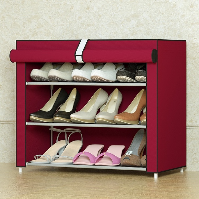 M&A PHC 77x60cm DIY Shoe Sandals Space Saving Shoe Rack Slipper