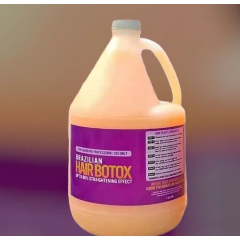ORIGINAL BRAZILIAN HAIR BOTOX TREATMENT 1GALLON Shopee Philippines