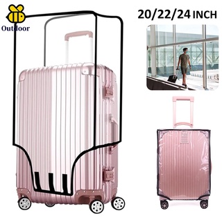 Clear Pvc Suitcase Cover, Luggage Cover For Wheeled Suitcase, Dustproof  Travel Accessories - Temu