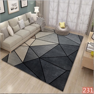 Zion Black & Gray Tufted Area Rug with Non-Slip Back, 5x7, Sold by at Home