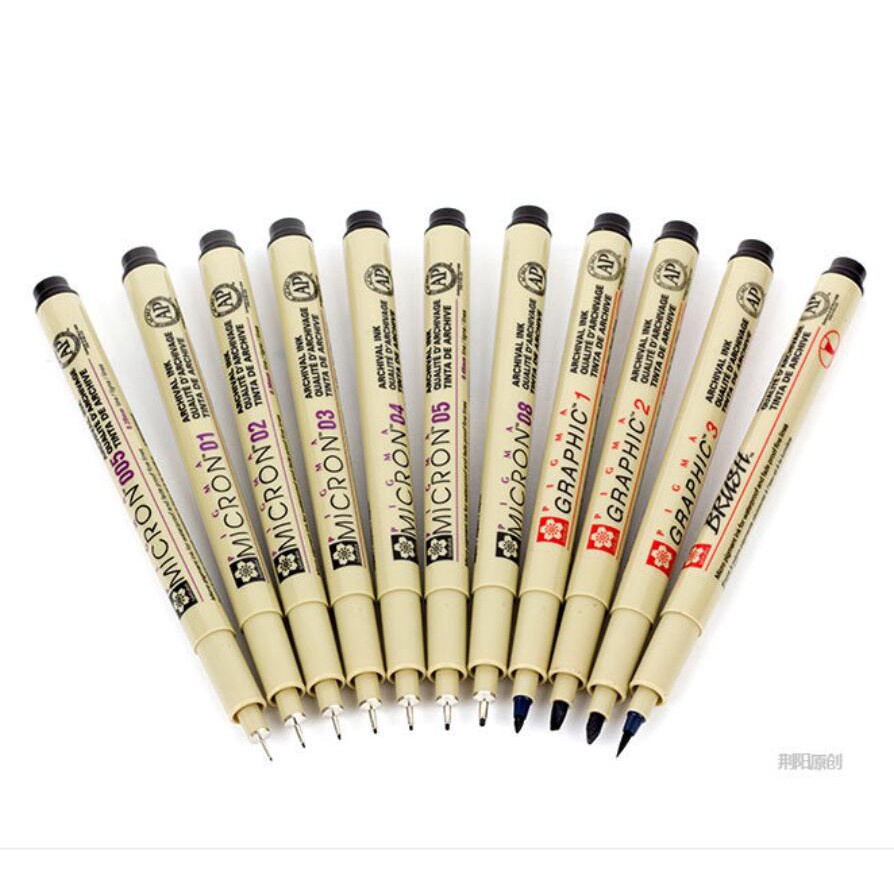 Pigma Ink Sakura Pigma Graphic Pen Mm Sakura Pigma Calligraphy Calligrapher  Pen