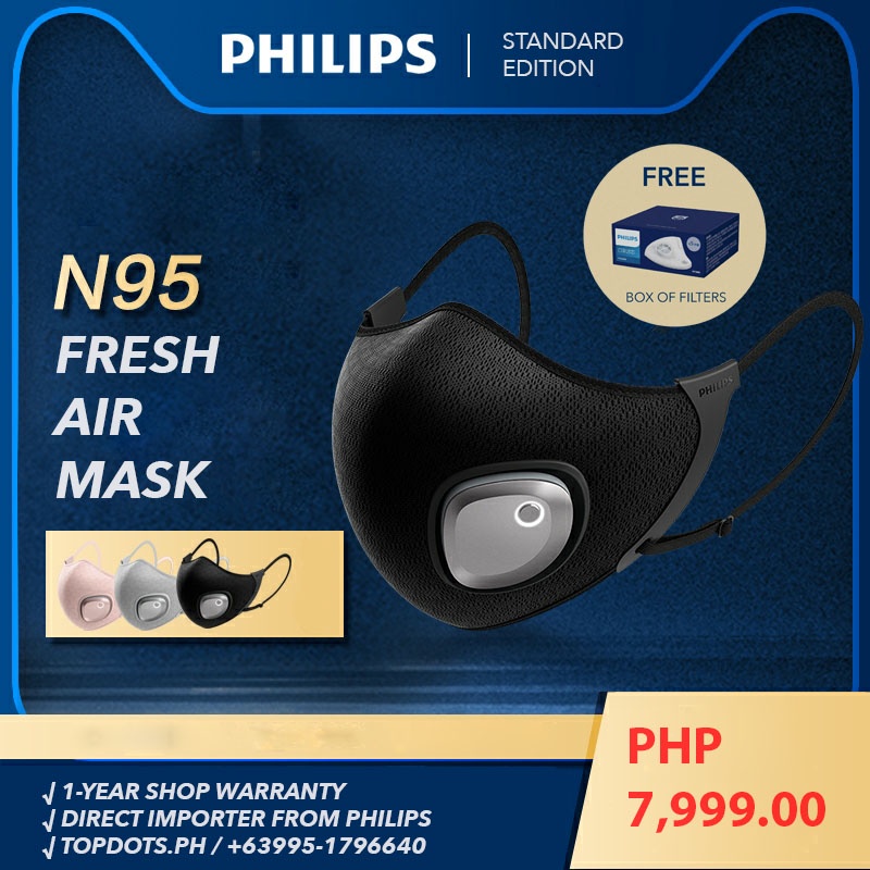 ☈✶Philips Blaise Fresh Air Mask - Smart Wearable Air Purifier