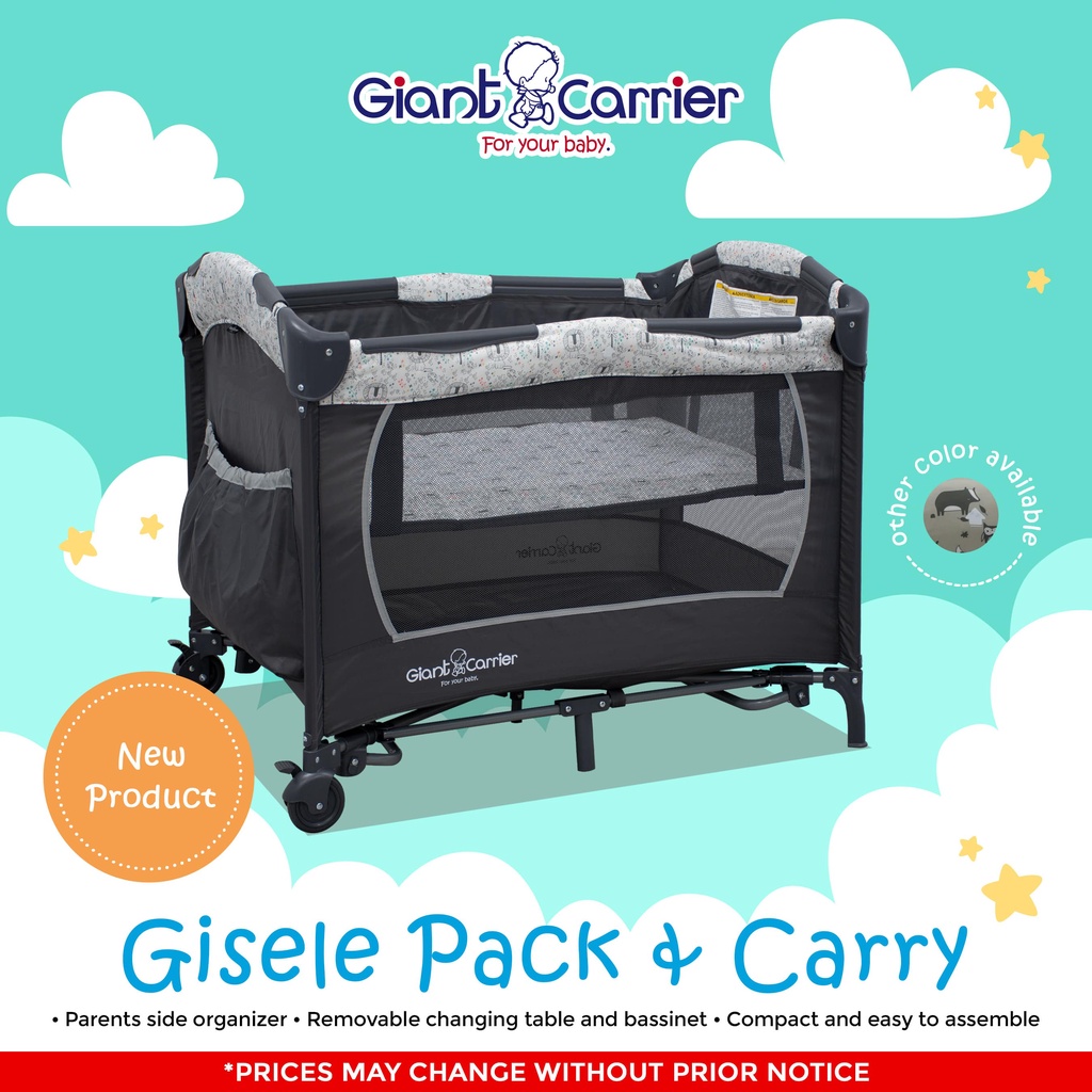 Giant carrier cheap crib price