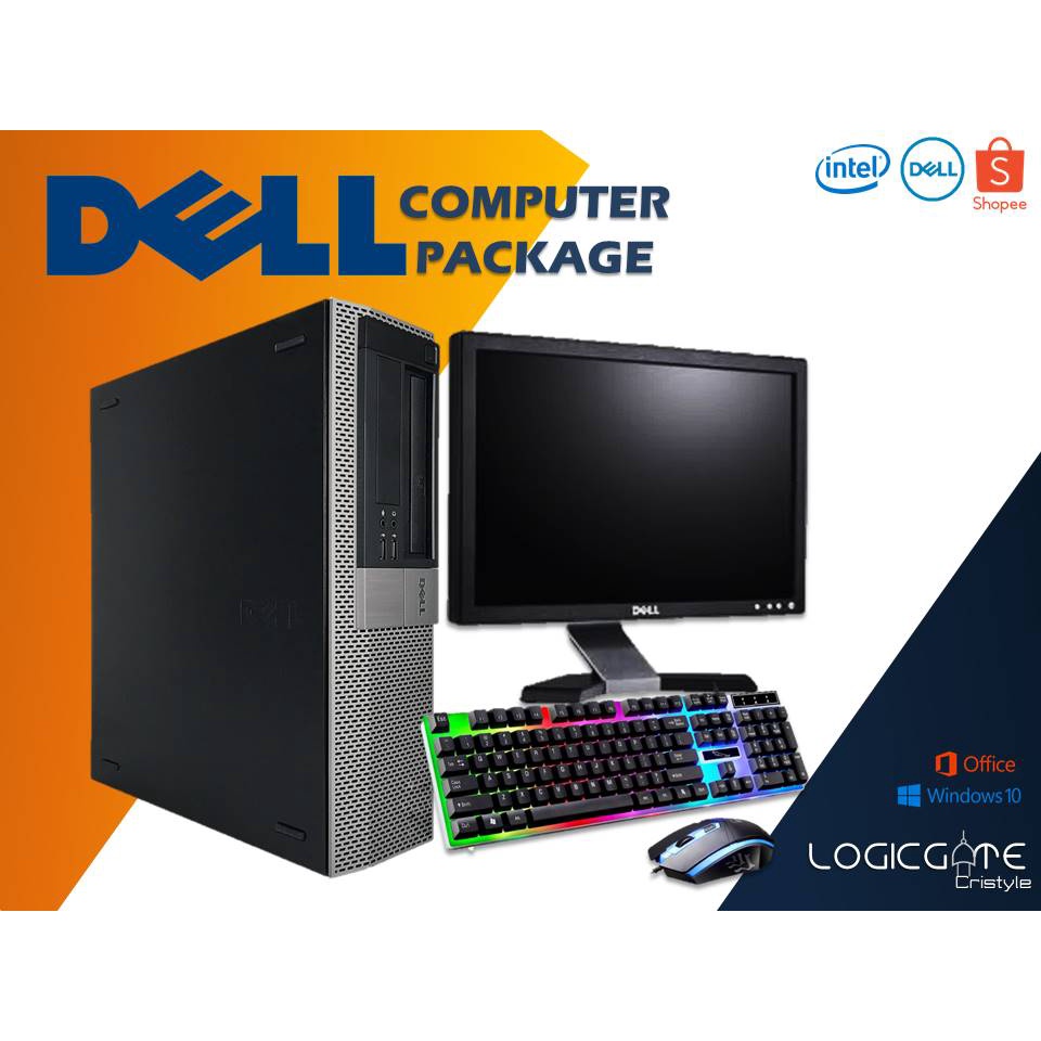 Computer Package DELL i5 650 3.2Ghz 4gb ddr3 320g 19sq inch Monitor ...
