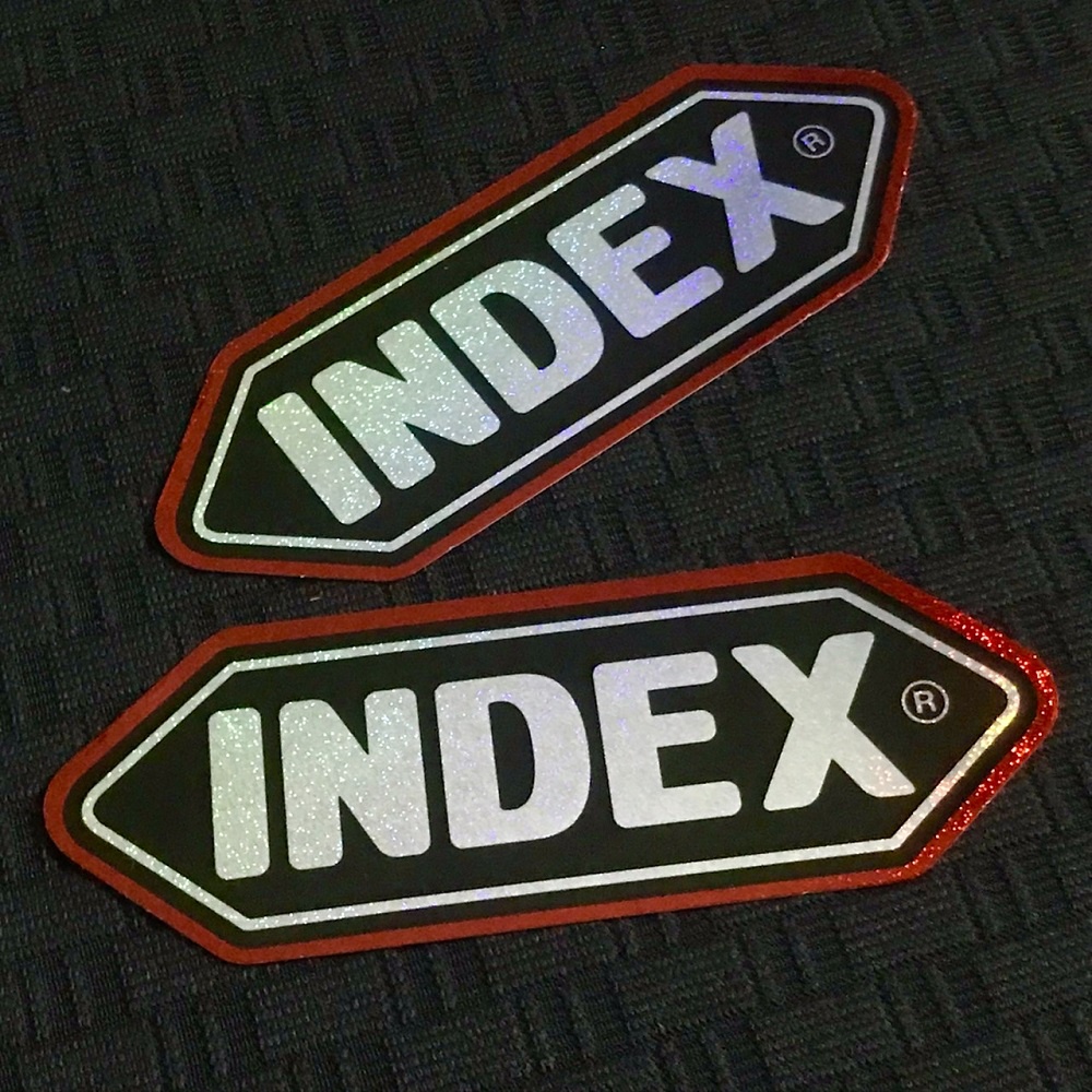 INDEX Sticker Car Helmet Motorcycle Reflective Foil [2pcs] Styling ...