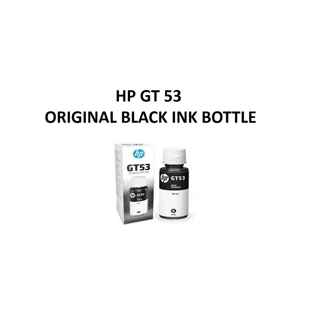 HP GT 53 ORIGINAL BLACK INK BOTTLE | Shopee Philippines