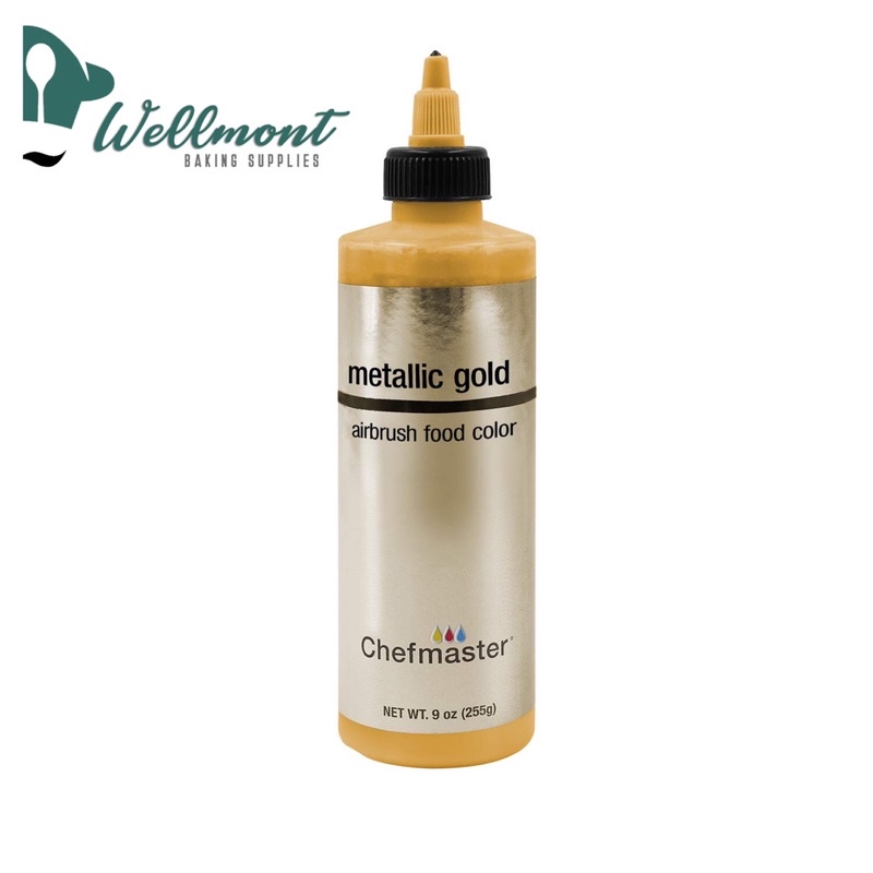 Chefmaster Airbrush Metallic Colors (Gold Silver) Shopee Philippines