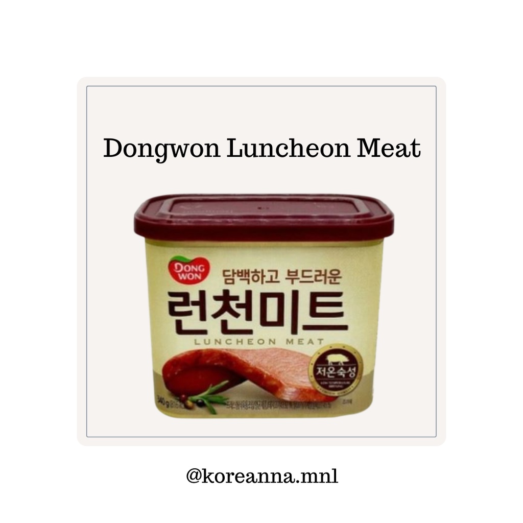 Dongwon Luncheon Meat Korean Spam 340g Shopee Philippines