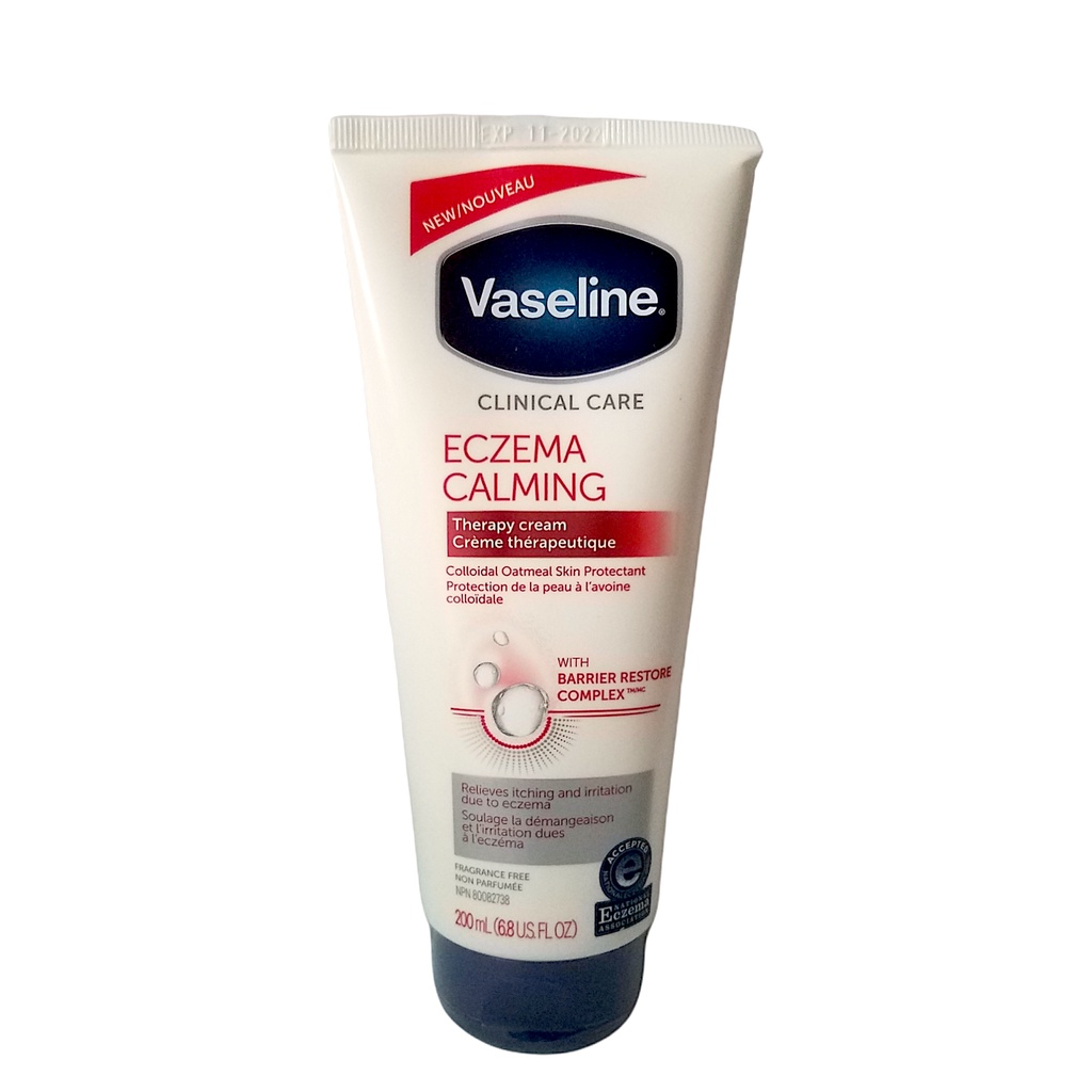 Vaseline Clinical Care Eczema Calming With Barrier Restore Complex ...