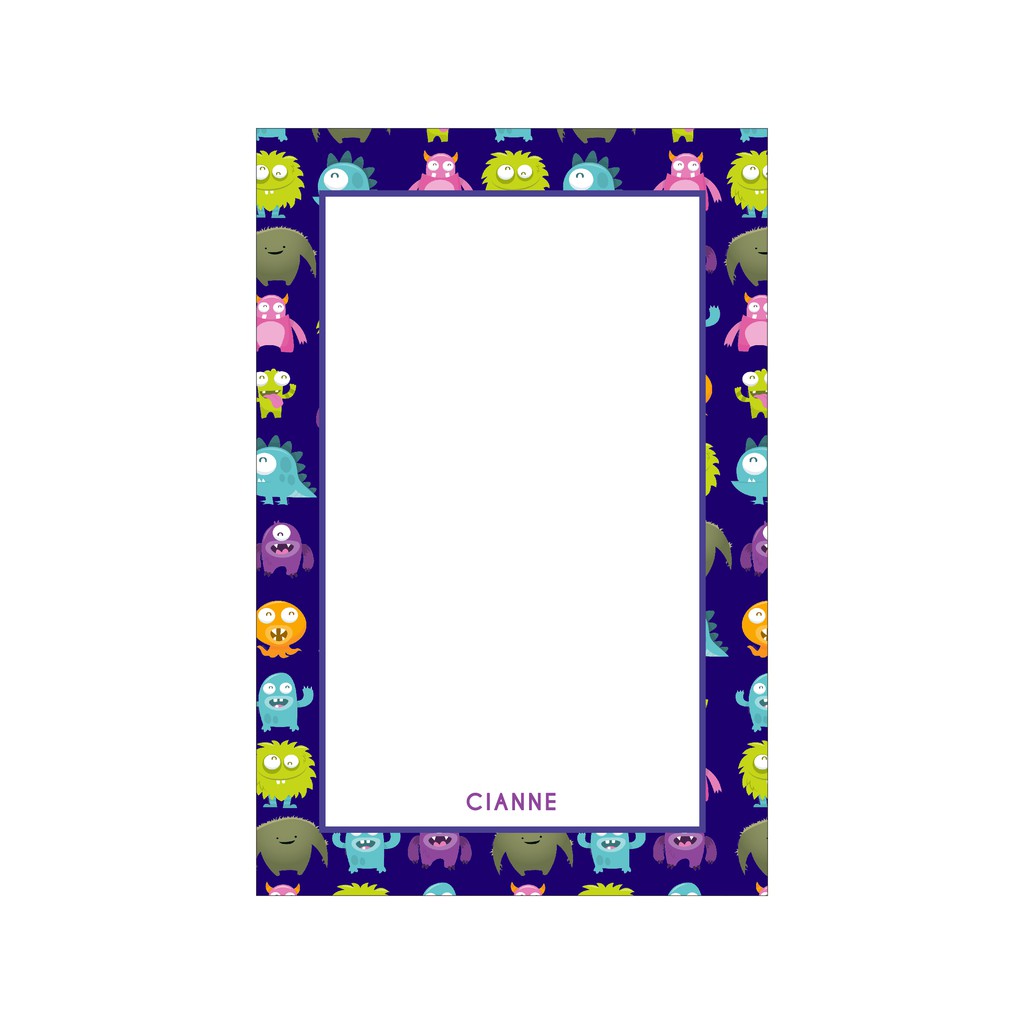 Personalized Notepads - Happy Monsters | Shopee Philippines