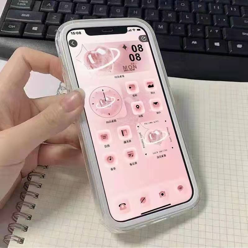 Space Star Astronauta Custodia carina per iPhone 11 13 12 Pro Max XR X