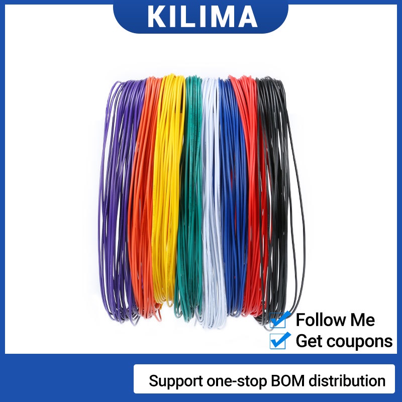 10 Meters 1.6mm PVC Electronic Cable Tinned Copper 22AWG led Cable, PVC ...