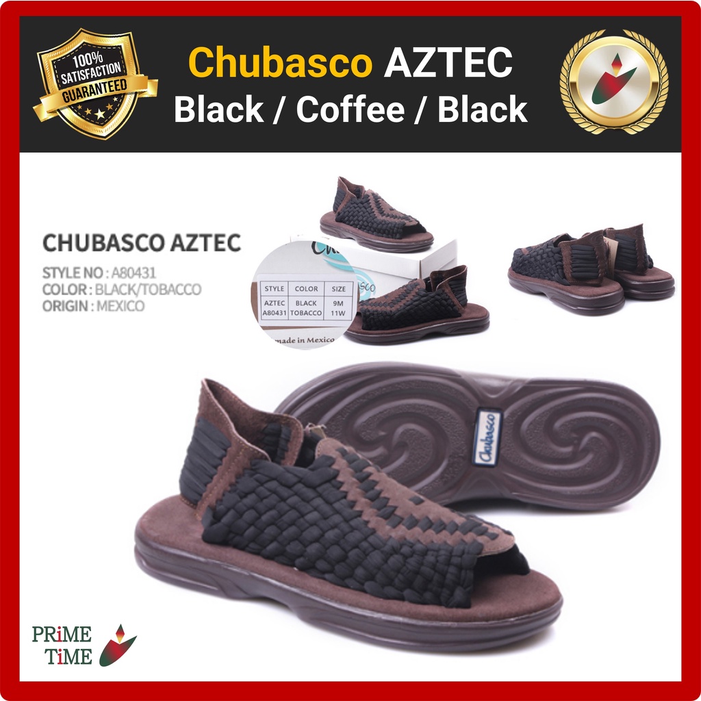 Chubasco AZTEC Sandal Series 4 7 Type With Box Coffee Black Navy Olive Red Turquoise Slate Blue Shopee Philippines