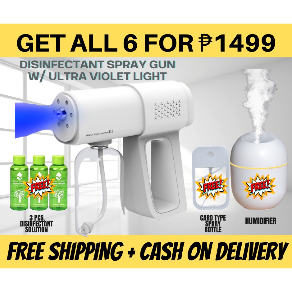 Disinfectant Spray Gun W/ UV Light Shopee Philippines