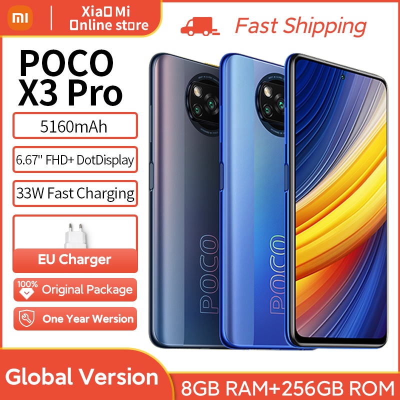 Poco X3 Pro Global Version 6gb128gb8gb256gb Xiaomi Smartphone Snapdragon 860 120hz Dotdisplay 4215