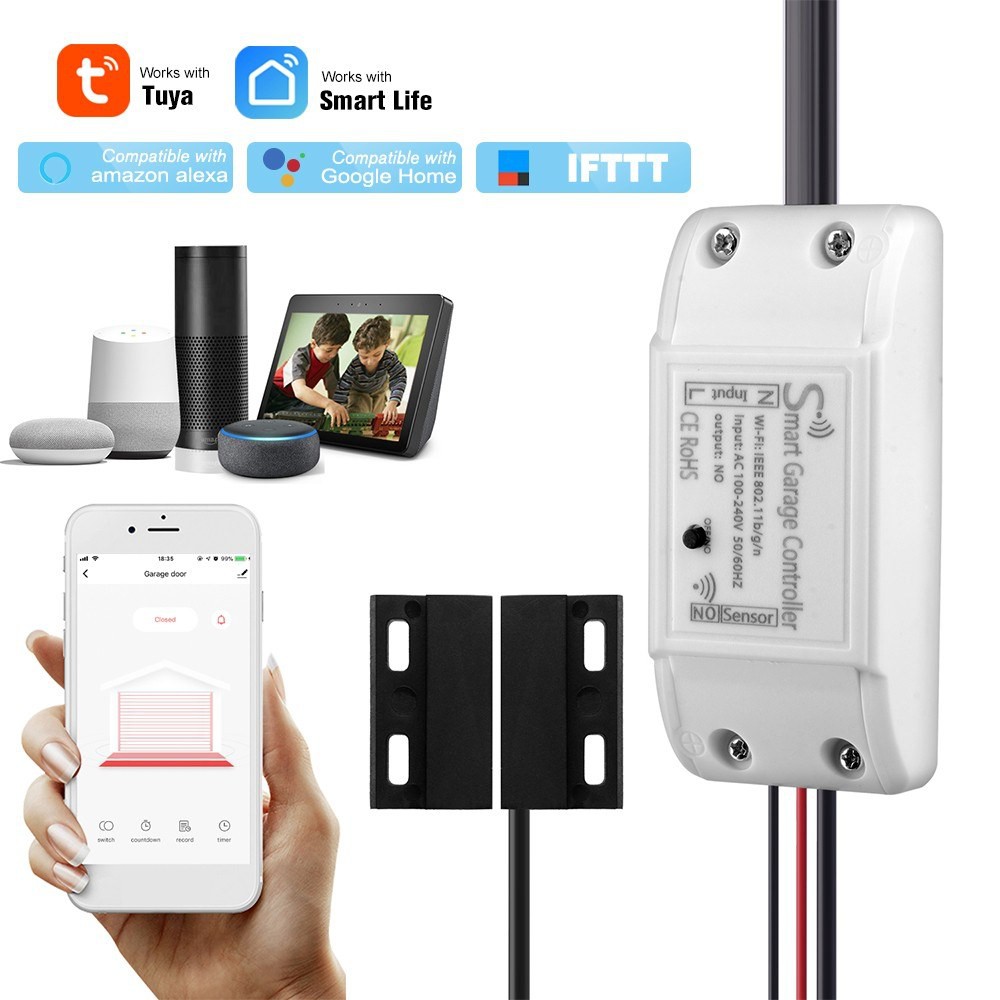 Smart garage door opener lift controller with APP | Shopee Philippines