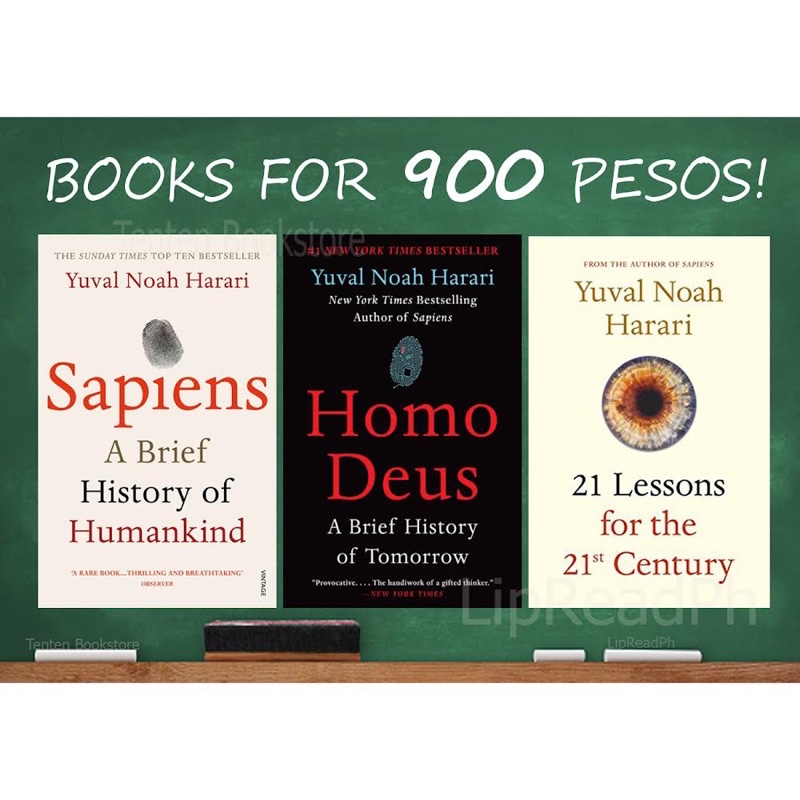 Trio Bundle! Yuval Noah Harari Sapiens, Homo Deus and 21 Lessons for ...