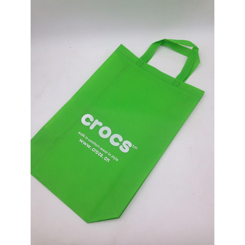 crocs green eco bag one size