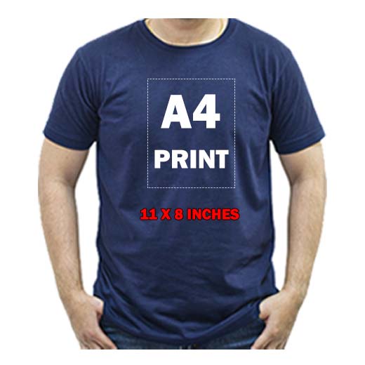 Customized / Personalized Cotton Tee Shirt Send Your Own Design Men's ...