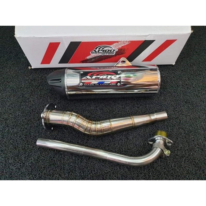 APIDO PIPE RAIDER 150 CARB CHROME | Shopee Philippines