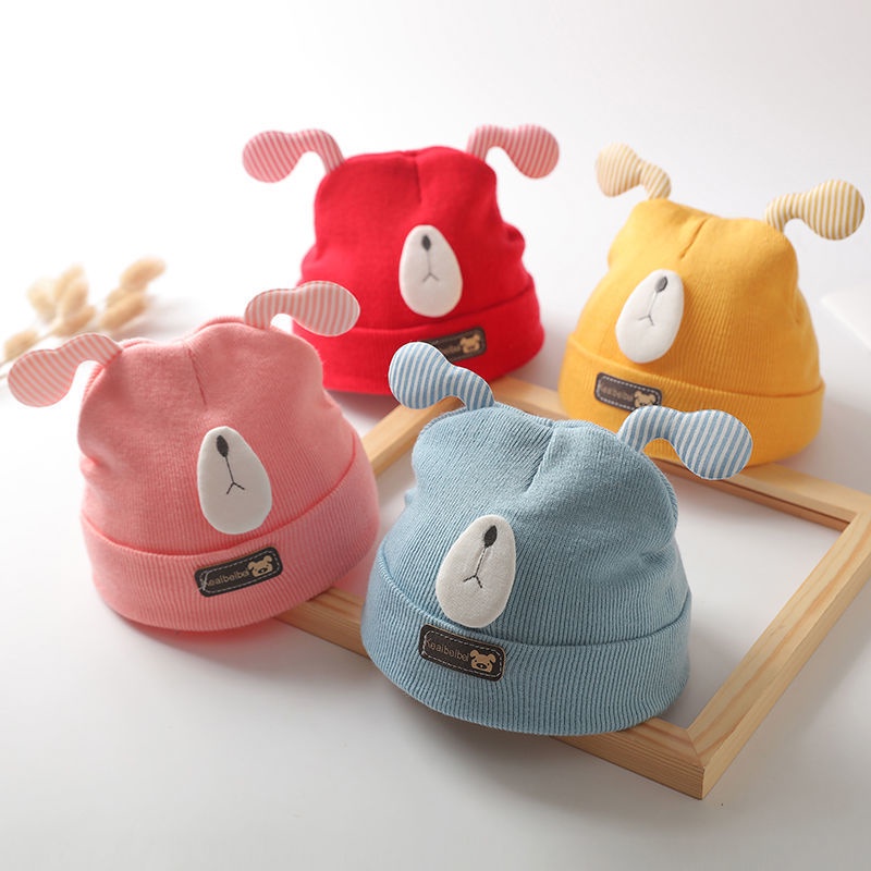 Cartoon Lovely Winter Infants Baby Hats Newborn Baby Boys Girls Knitted  Hats Warm Woolen Beanies For Kids 0-12 Month