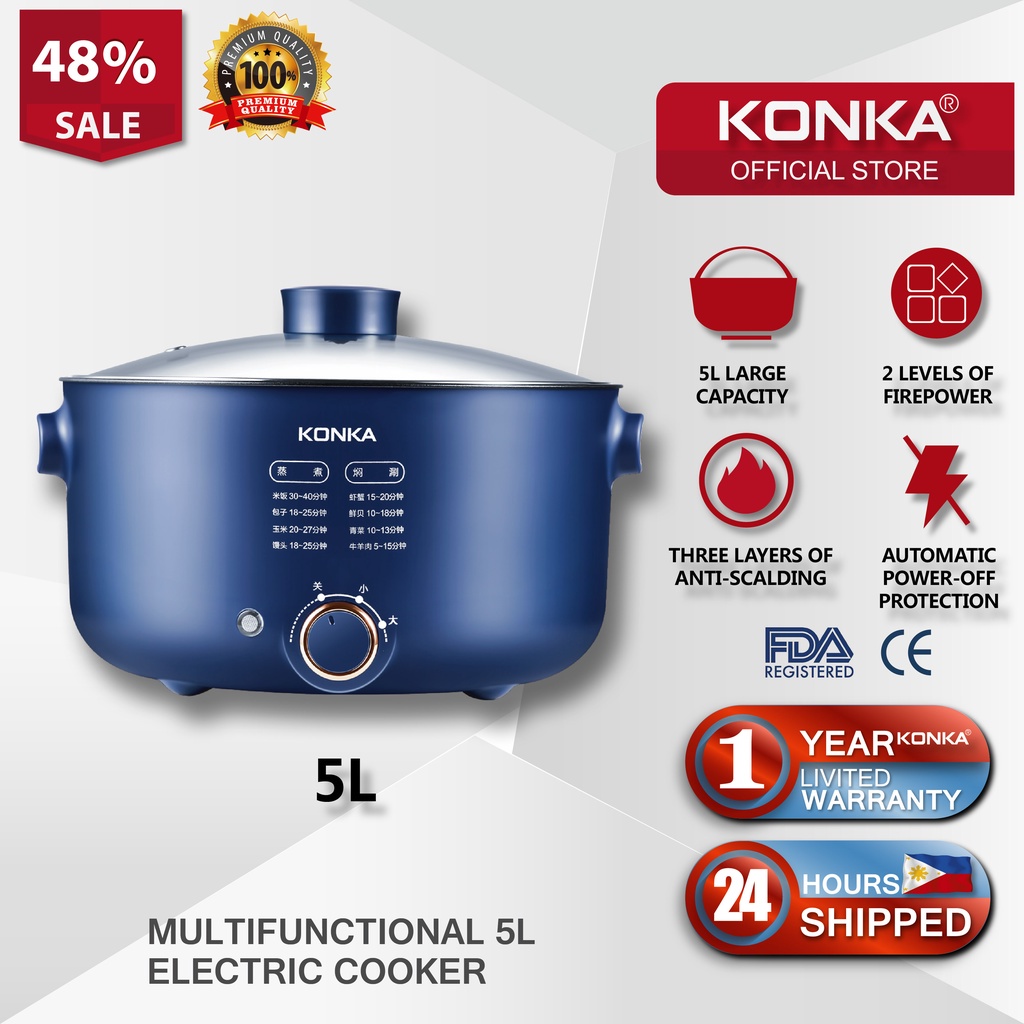 brikk induction cooker KONKA 5L Electric Digital Hot Pot Cooker KZG